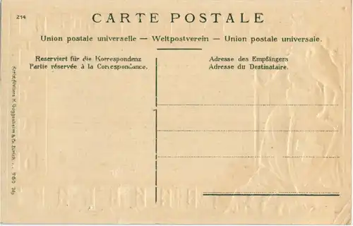 Gruss aus St. Peterzell - Prägekarte Litho -185000