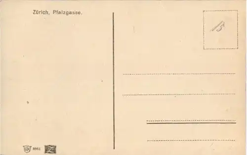 Zürich - Pfalzgasse -142848