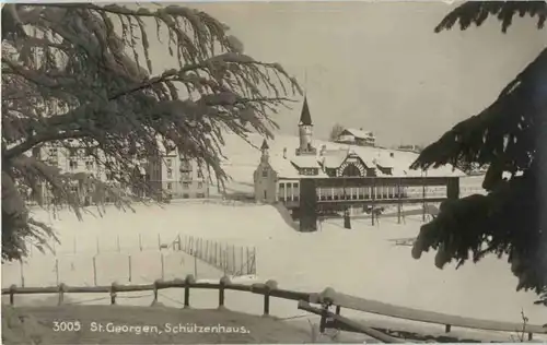 St. Gallen - St. Georgen Schützenhaus im Winter -179264