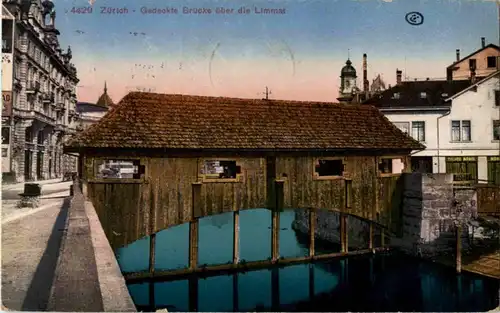 Zürich - Gedeckte Brücke -143030