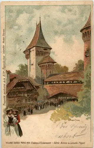 Chateua d Estazer - Villade Suisse Paris 1900 -177380