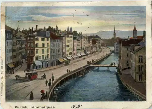 Zürich - Limmatquai -143154