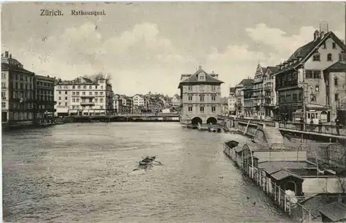 Zürich - Rathausquai -181172