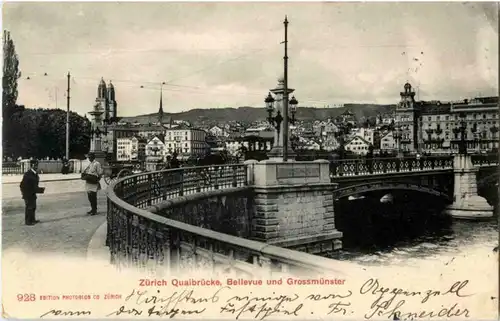 Zürich - Quaibrücke -176252