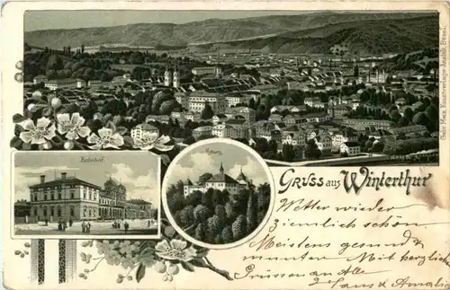 Gruss aus Winterthur - Litho -143642