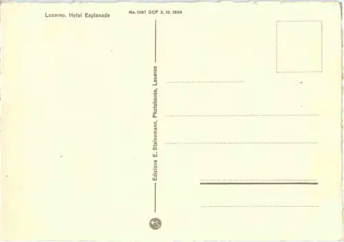 Locarno - Hotel Esplanade -143790