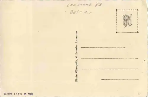 Lausanne - Bel Air -182710