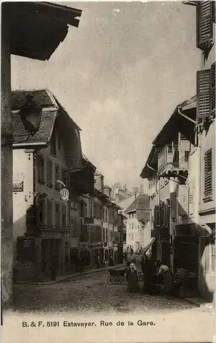 Estavayer - Rue de la Gare -177882