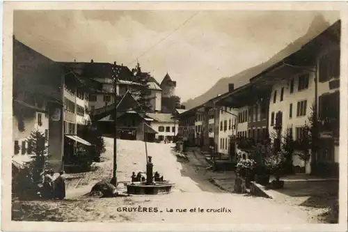Gruyeres - la rue -177902