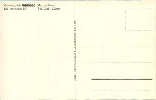 Camping Platz Manor Farm bei Interlaken -144500
