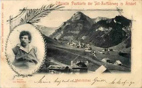 Melchtal Tell Aufführung in Altdorf -181302