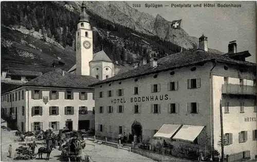 Splügen - Postplatz -178484