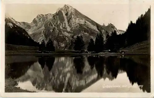 Gräppelensee mit Schafberg -144984