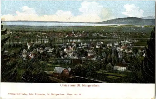 Gruss aus St. Margrethen - Prägekarte -185014