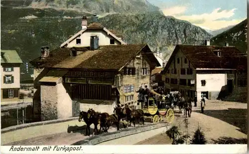 Andermatt - Furkapost - Postkutsche -180920