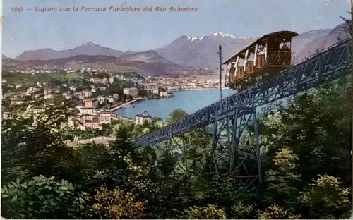 Lugano con la Ferrovia Funicolare del San Salvatore -145640