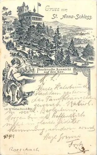 Rorschach Gruss vom St. Anna schloss -185274