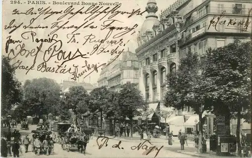 Paris - boulevard Bonne Nouvelle -11822