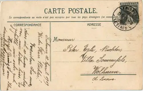 Fribourg - l Academie Sainte Croix mit Tram -177682