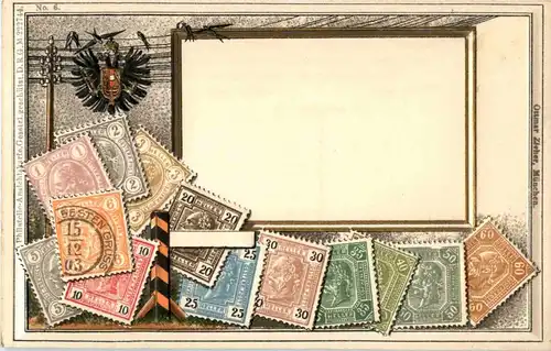 Österreich - Briefmarken - Prägekarte -13012