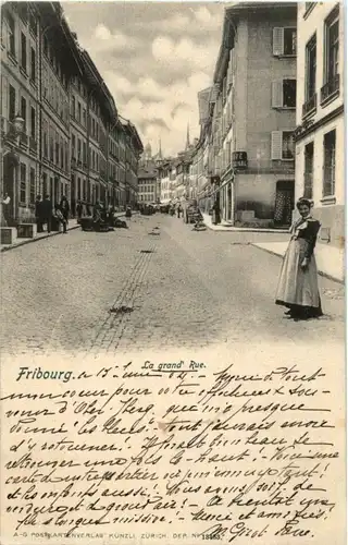 Fribourg - La grand Rue -177690