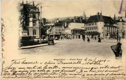 Neuchatel - Place Pury -146638