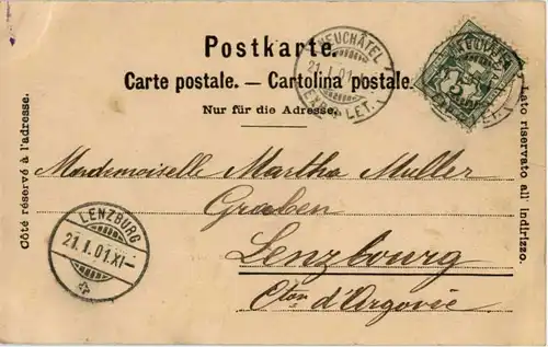 Neuchatel - Place Pury -146638