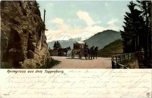 Reisebruss aus dem Toggenburg - Postkutsche -179990