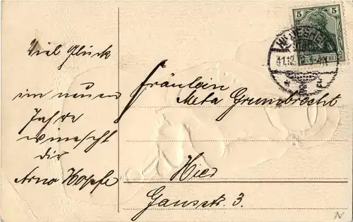 Briefträger - Prägekarte -12992