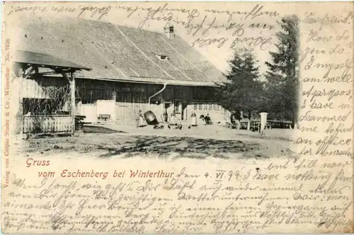 Gruss aus Eschenberg bei Winterthur -185975