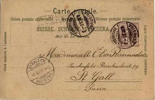 Souvenir de Fribourg 1897 -177594