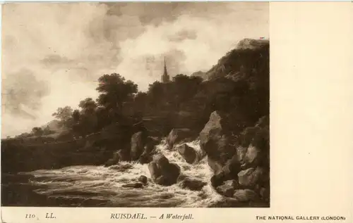Ruisdael - A Waterfall -13774