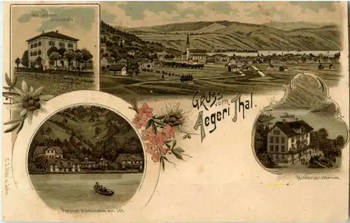 Gruss aus Aegeri - Litho -147602