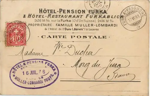 Furka - Vorläufer 1896 -186429