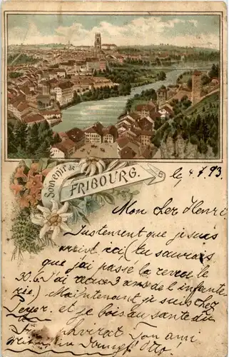Souvenir de Fribourg 1893 -177596