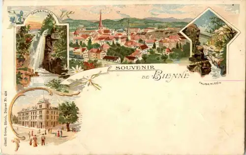 Souvenir de Bienne - Litho -186241