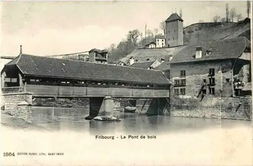 Fribourg - Le Pont de bois -177672