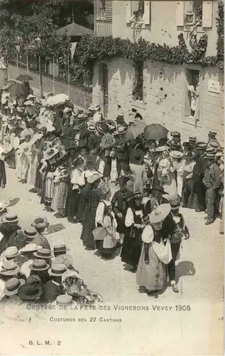 Vevey - Cortege de la Fete des Vignerons 1905 -186289