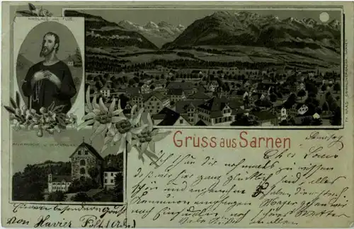 Gruss aus Sarnen - Litho -186017