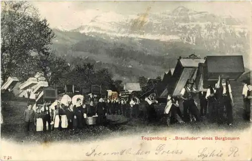 Toggenburg Brautfuder eines Bergbauern -179984