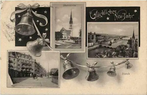 Zürich - Glückliches Neujahr -186135