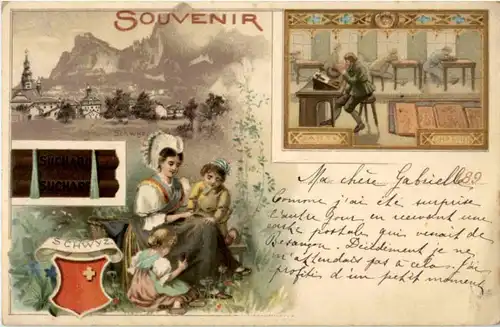 Schwyz - Litho - Suchard -186291
