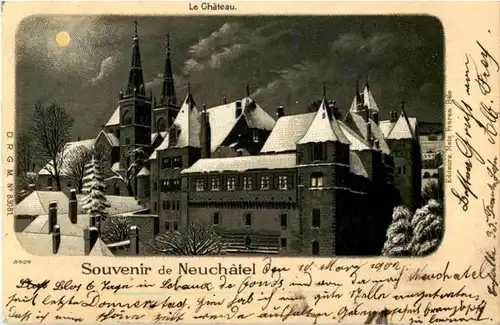 Souvenir de Neuchatel - Litho -186529