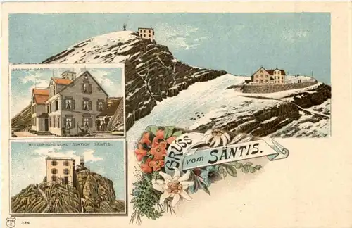 Gruss vom Säntis - Litho -148540