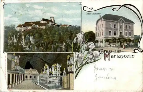 Gruss aus Mariastein - Litho -185985