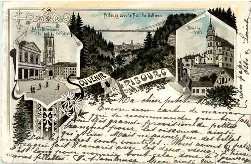 souvenir de Fribourg 1898 -177608