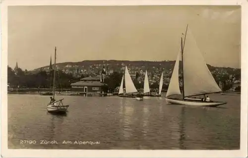 Zürich - Segelschiff -N6589