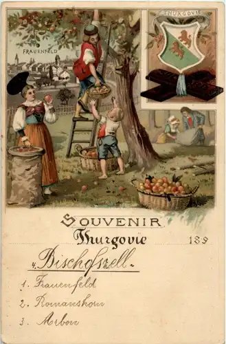 Souvenir Thurgovie - Frauenfeld Litho -186083