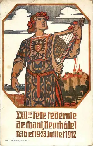 Neuchatel - Fete Federale de Chant -186105