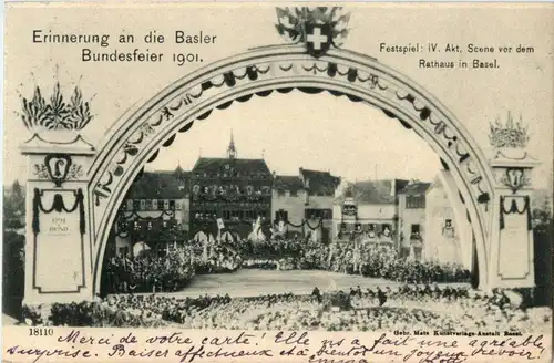 Basel - Bundesfeier 1901 -186169